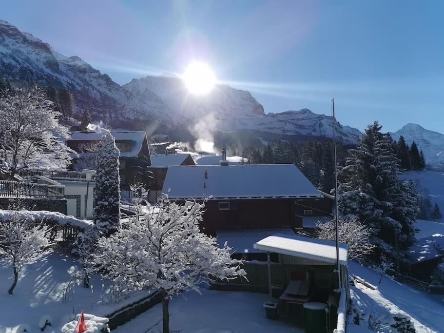 Apartment Chalet Im Sunnigen Usblick Wengen Eksteriør billede